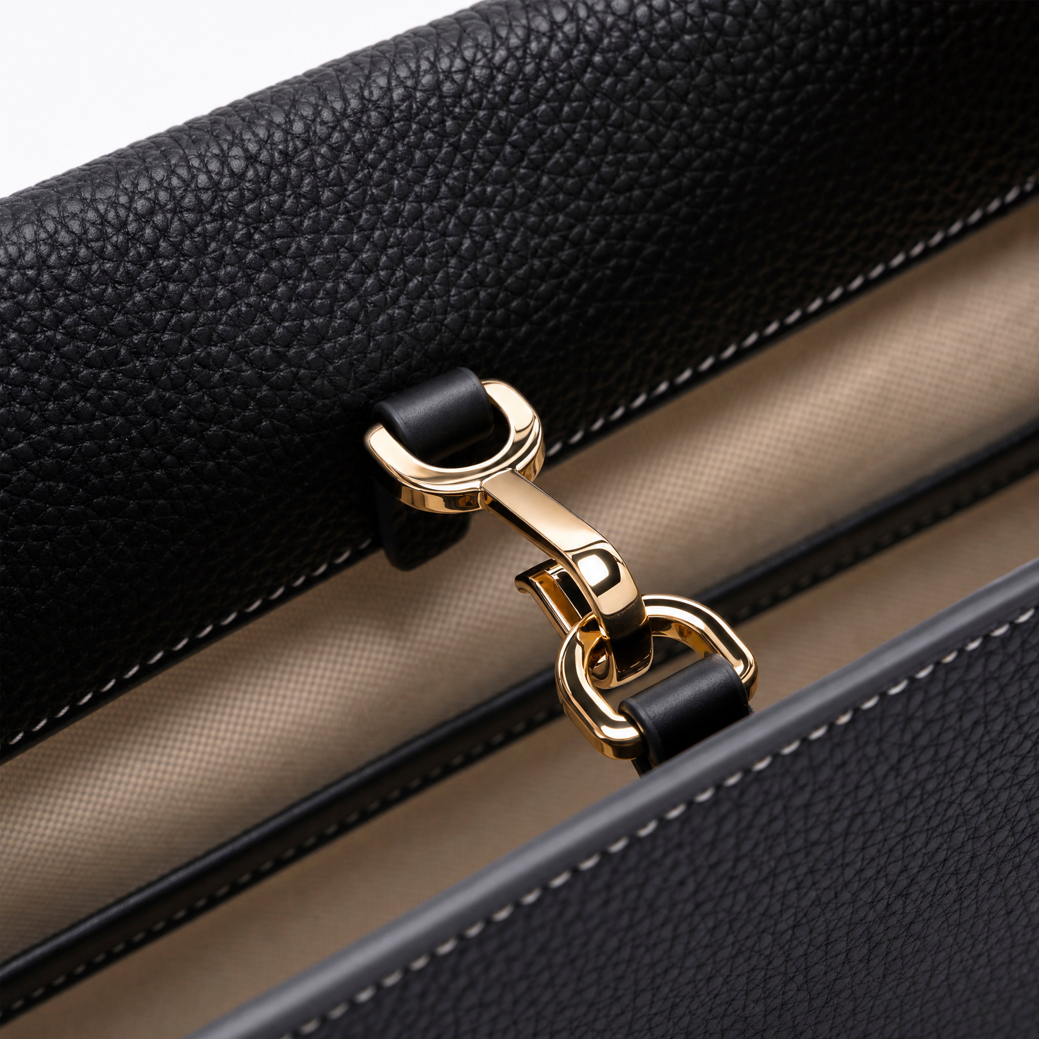 Civis Structured Briefcase Black