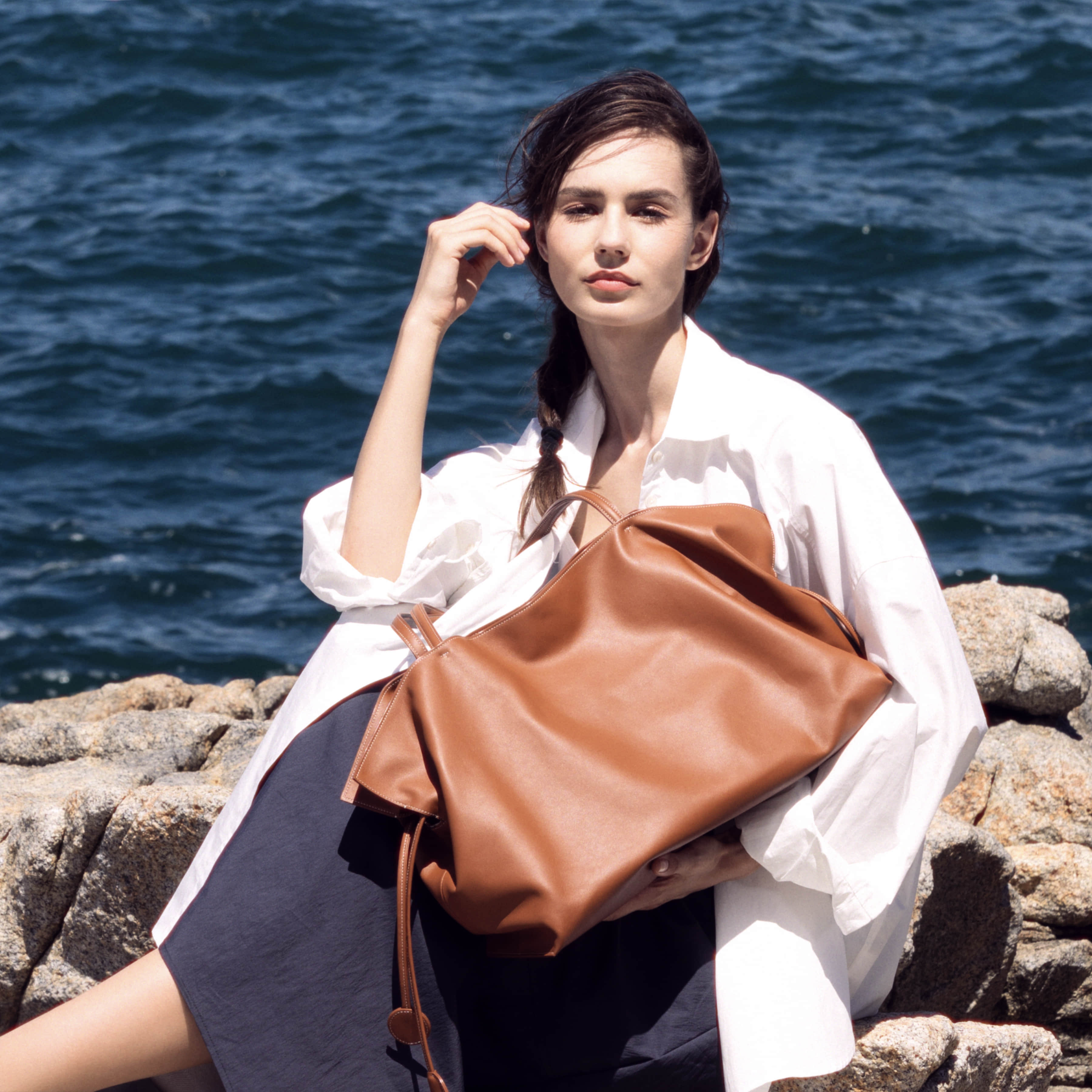Sola Tote Bag Brown
