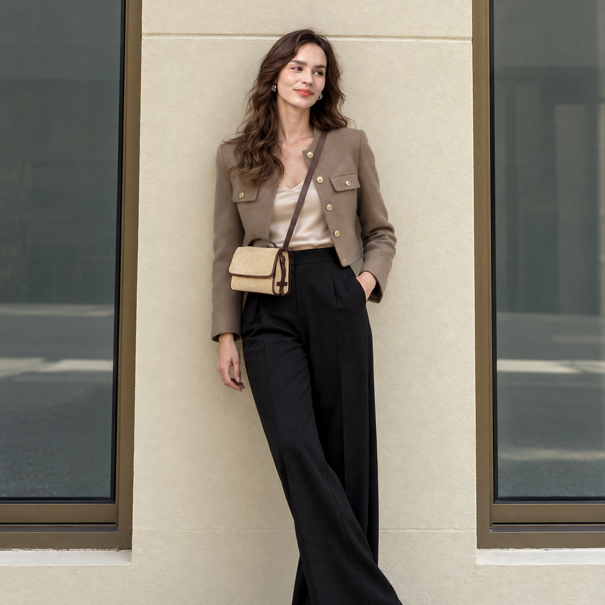 Plica S Messenger Bag Brown