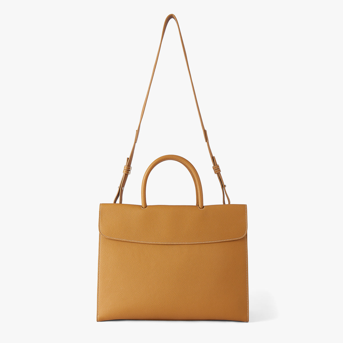 Civis Structured Briefcase Brown
