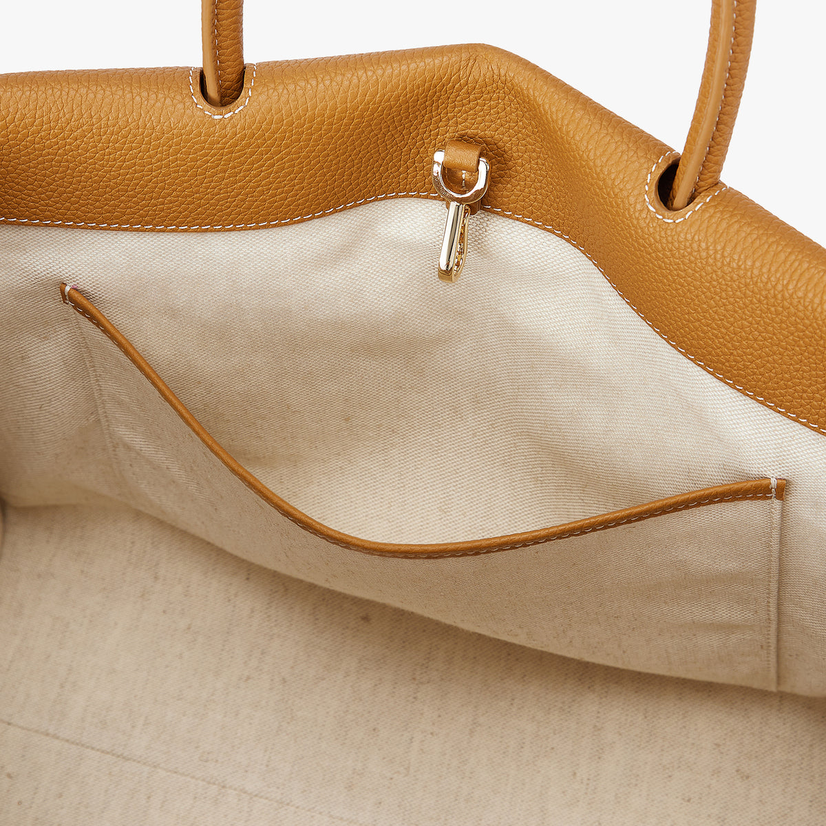 Civis Structured Briefcase Brown