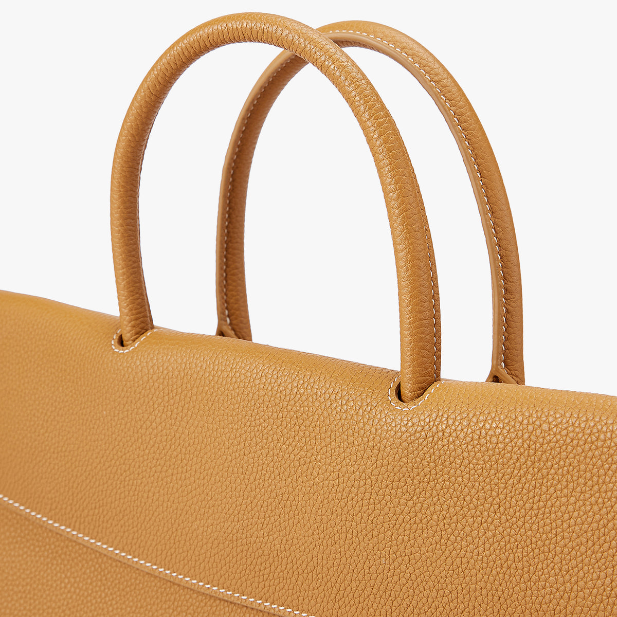 Civis Structured Briefcase Brown