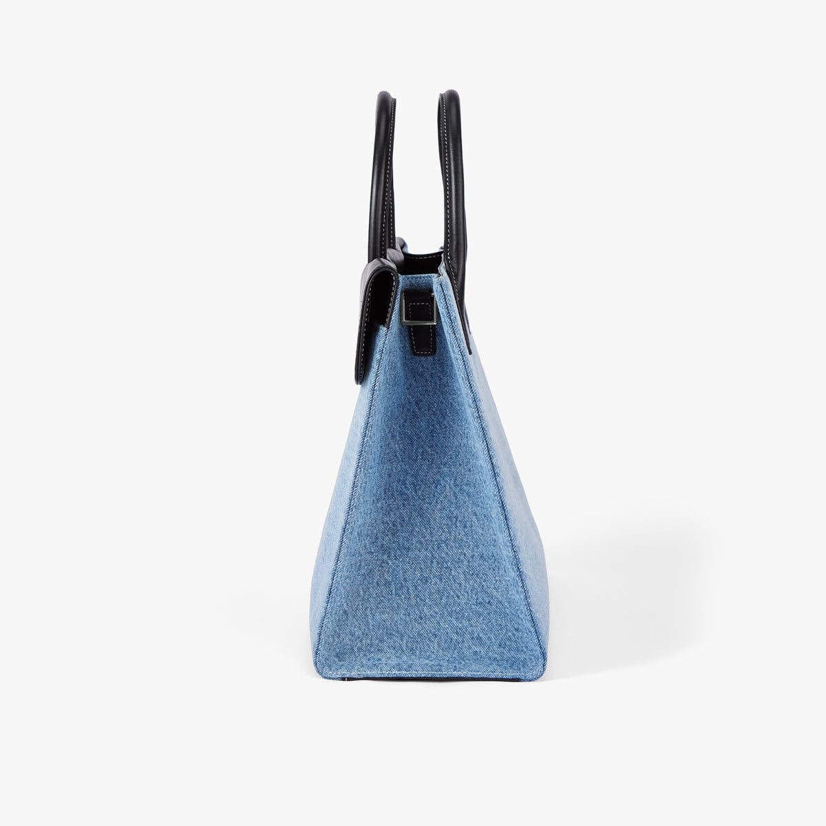 Civis Structured Briefcase Denim Blue