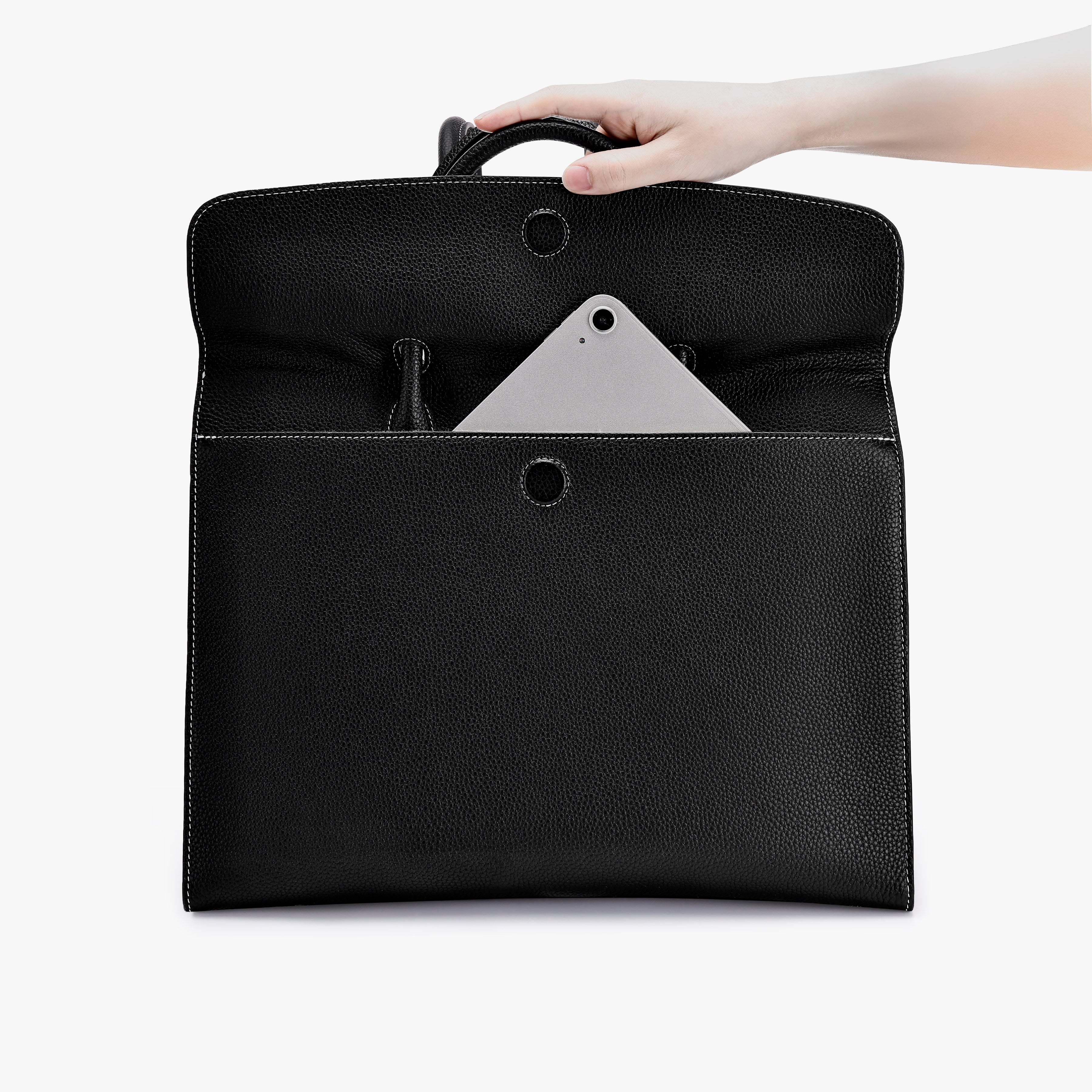 Civis Structured Briefcase Black