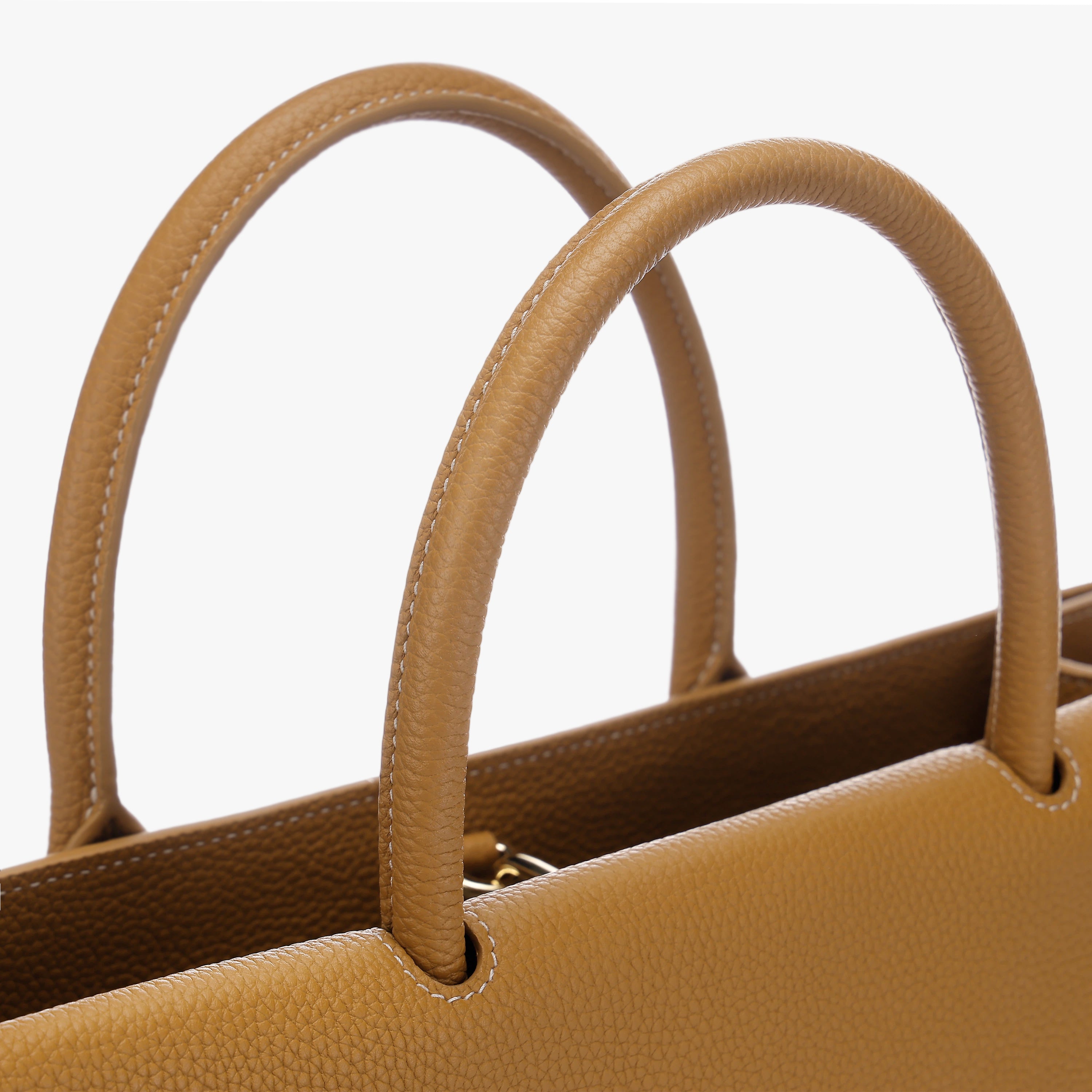Civis Structured Briefcase Brown
