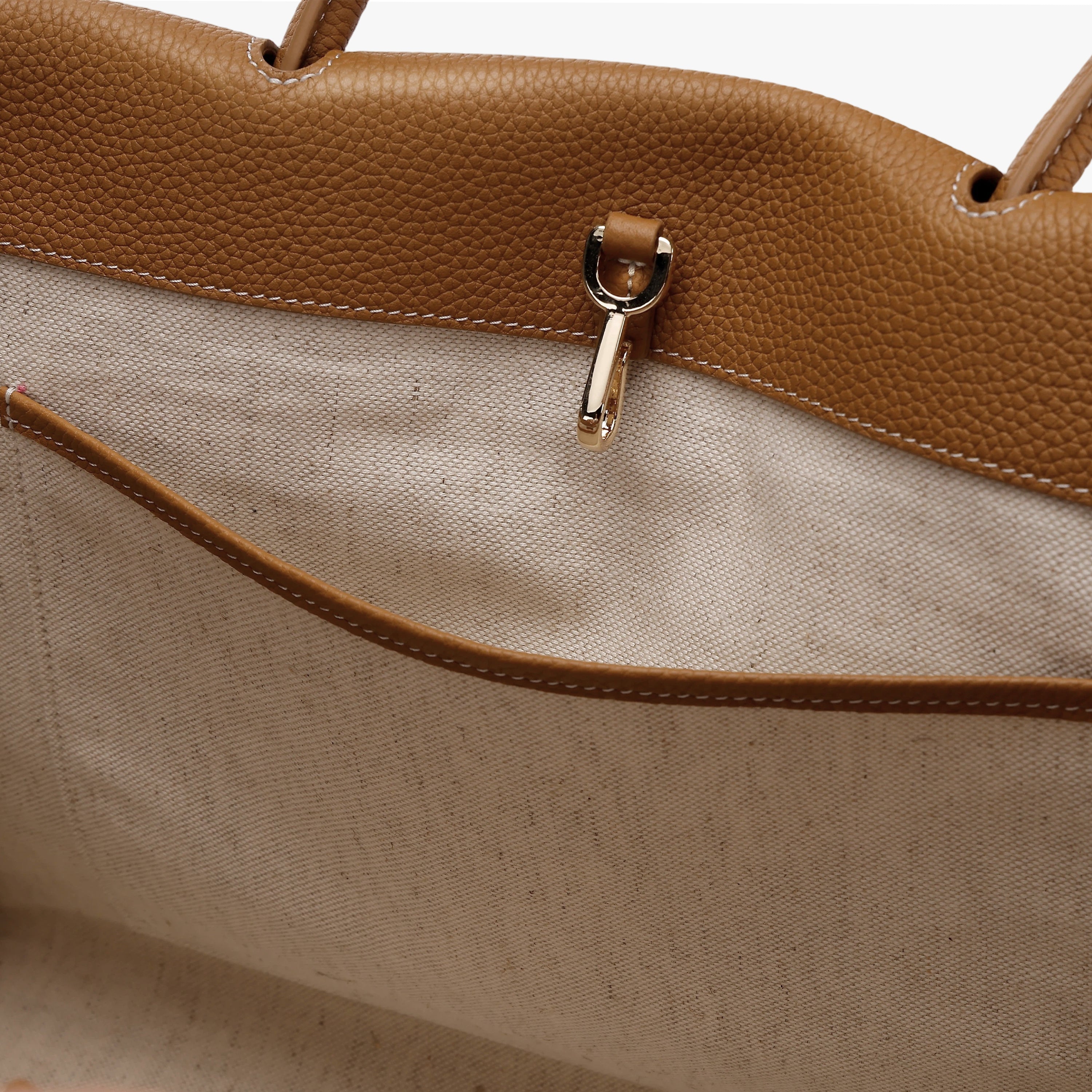 Civis Structured Briefcase Brown