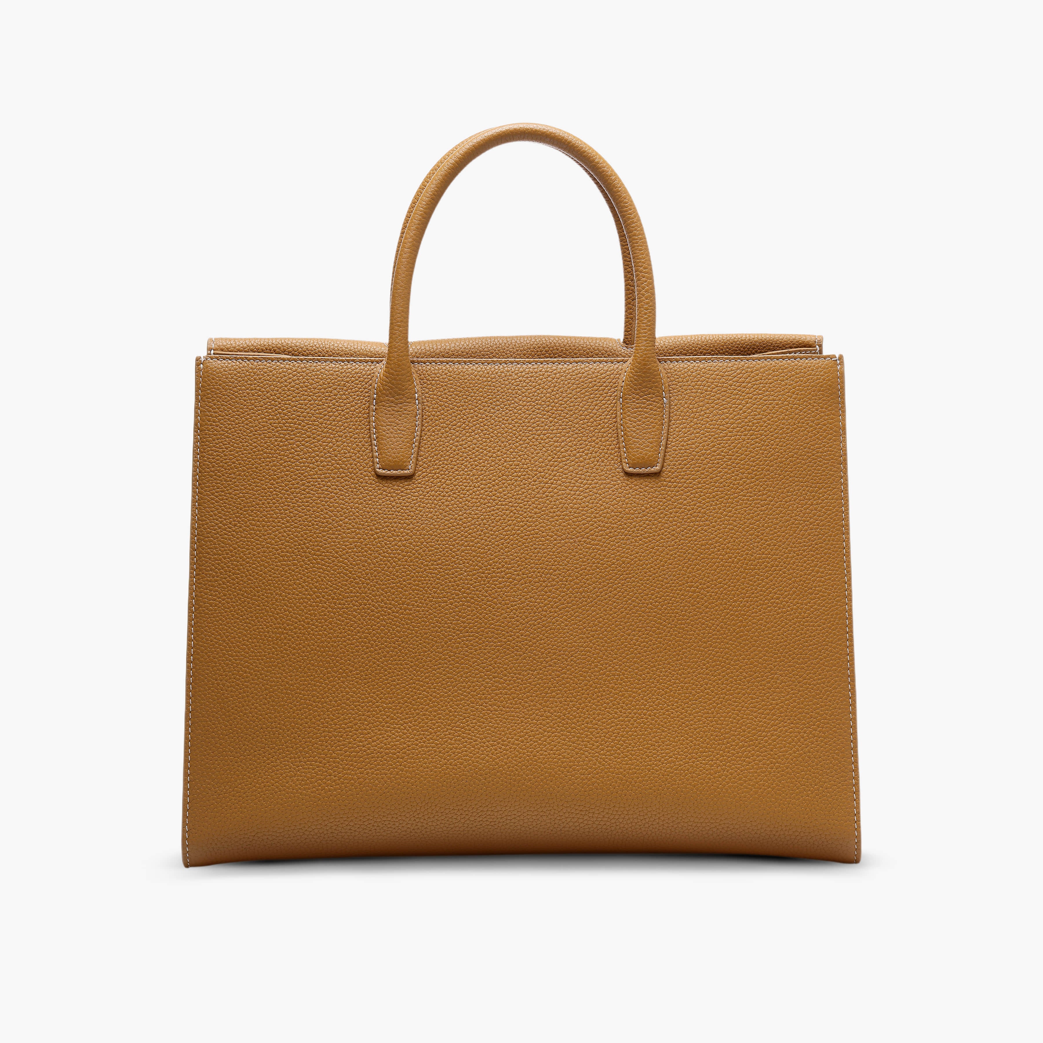 Civis Structured Briefcase Brown