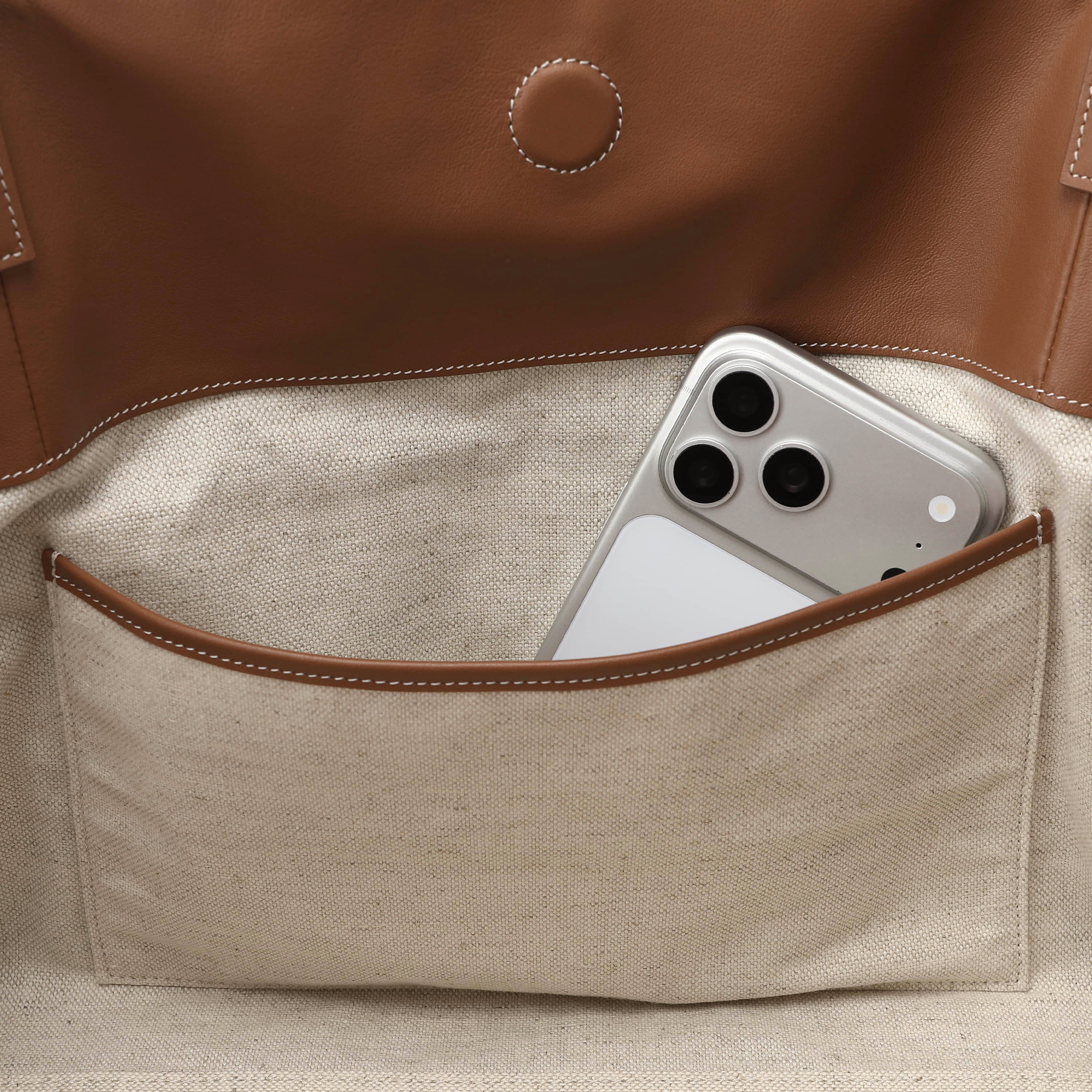 Sola Tote Bag Brown