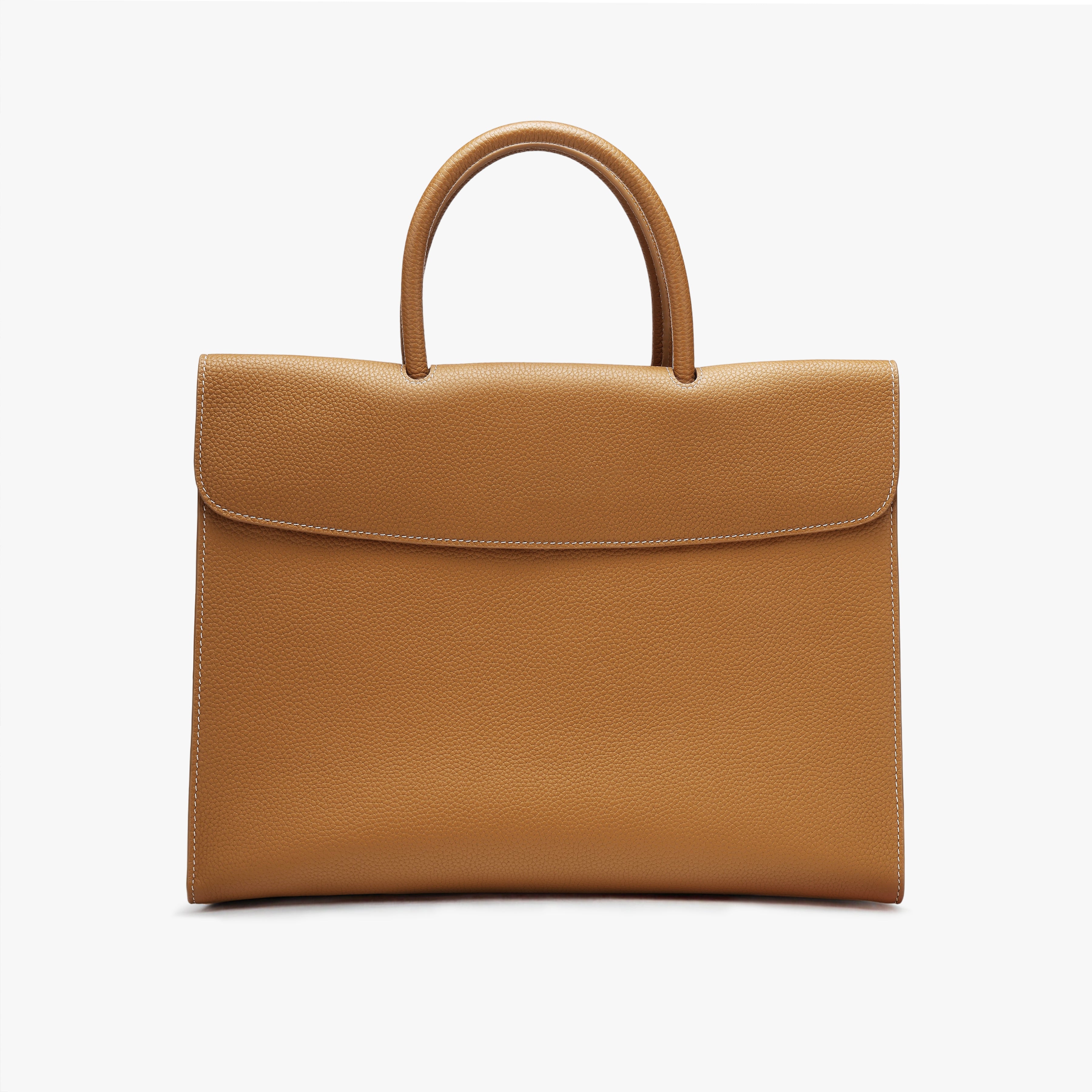 Civis Structured Briefcase Brown