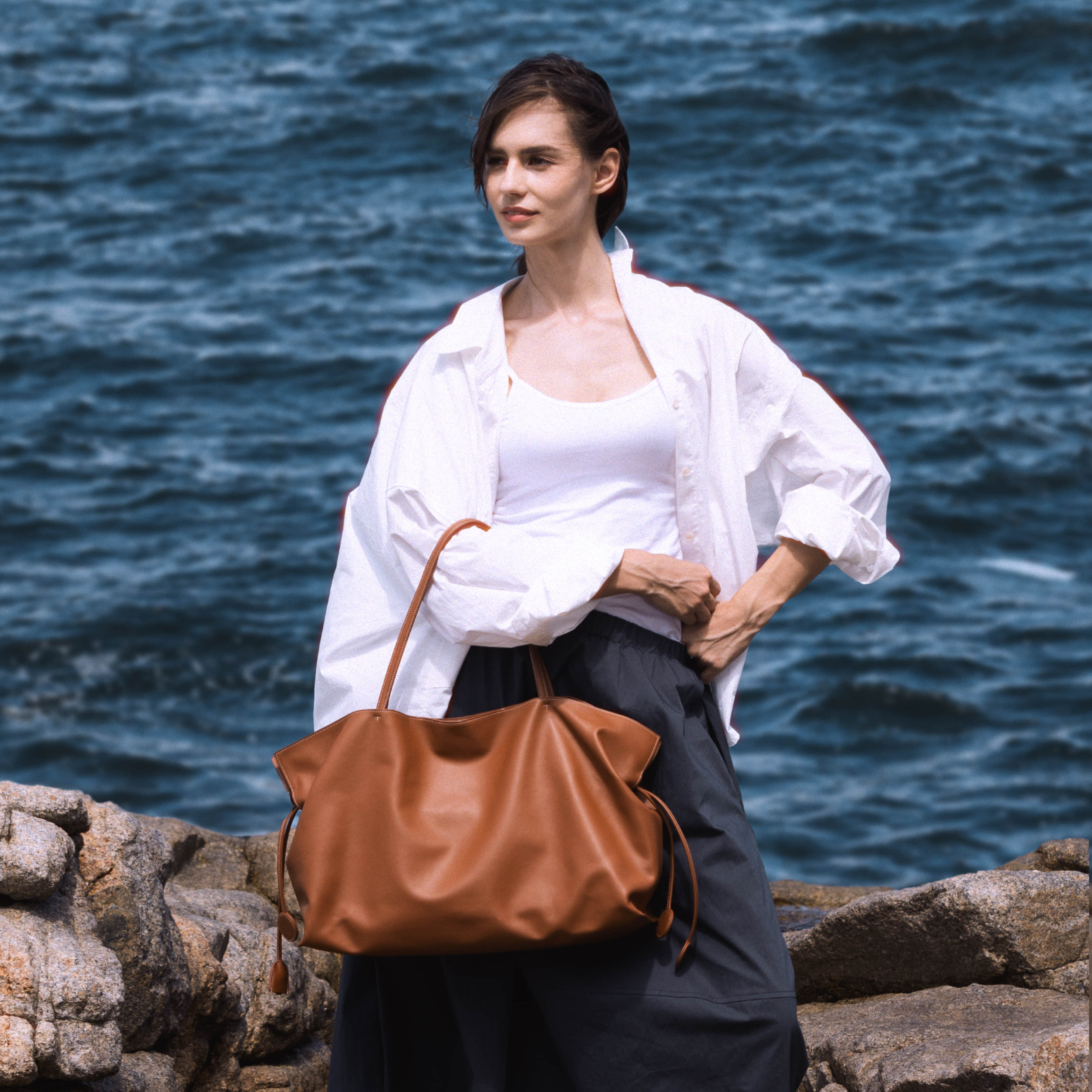 Sola Tote Bag Brown