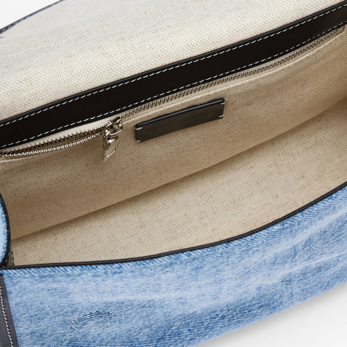 Plica S Messenger Bag Denim Blue