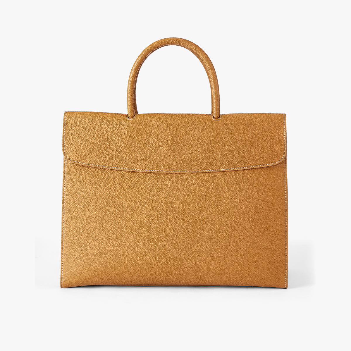 Civis Structured Briefcase Brown