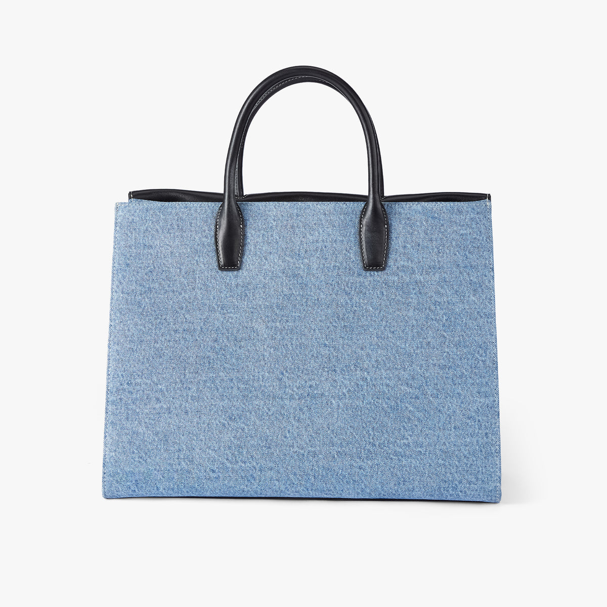 Civis Structured Briefcase Denim Blue